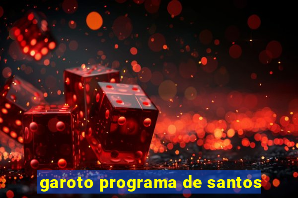 garoto programa de santos